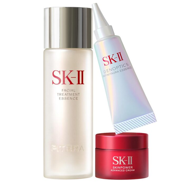 SK-II ピテラ™ ベストコレクション トライアルセット 化粧水75mL 美白美容液10mL 美容クリーム15g ナイアシンアミド ビサボロール ギフトボックス 正規品 